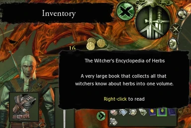 Herb book in inventory