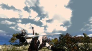 The Witcher 2 silver sword model