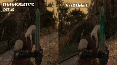 With Immersive Oils vs Without