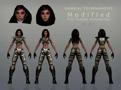 Modified PS2 Female Commando