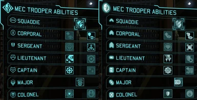 MEC Trooper Class Comparison