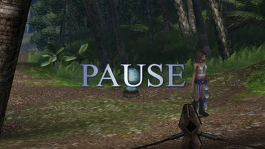 FFX-2 PS2 Style Pause Text