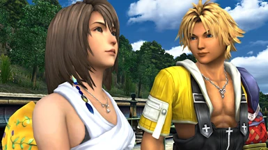 PS2 Original Face - Tidus and Yuna