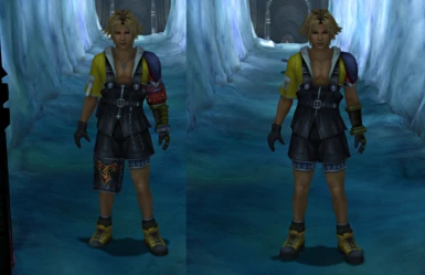 Tidus Before and After Front