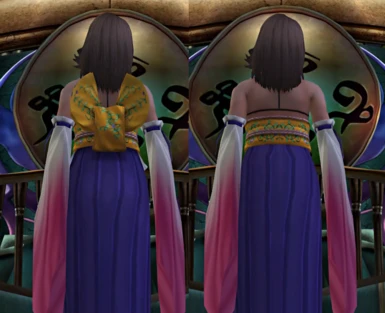 Yuna Before and After Back
