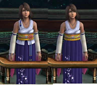 Yuna Before and After Front