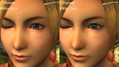 Vibrant Rikku Eyes   001 Comparison