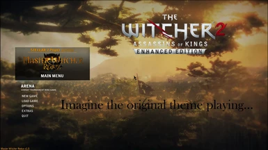 Original main menu music for Master Witcher Redux