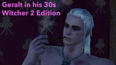 Geralt in his 30s Witcher 2 Edition