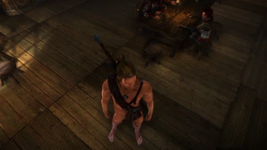 could u fix this - handsome Geralt with naked mod