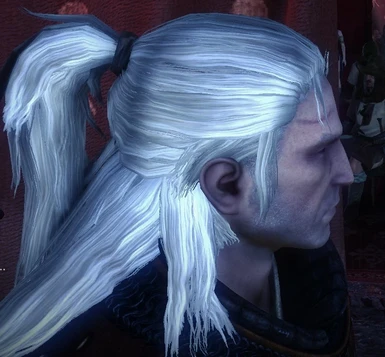 Return of the White Wolf - hair texture replacement