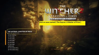 witcher 2 enhanced edition save files download