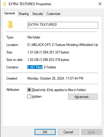 Plus all these extra textures