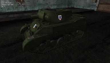 Girls und Panzer - Saunders Version M5 Stuart
