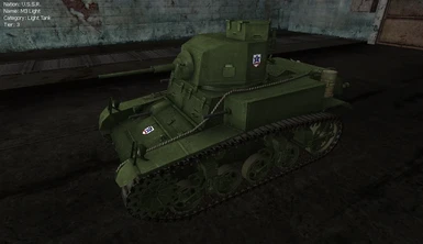 Girls und Panzer - Saunders Version M3 Stuart Lend-Lease