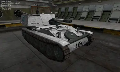 AMX 105AM Model 1947 - United Nations