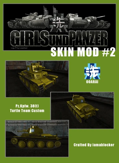 Pz38t - Girls und Panzer Mod