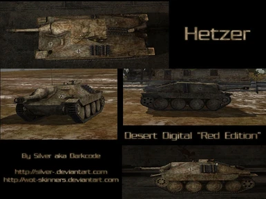Hetzer - Digital Desert Red Edition