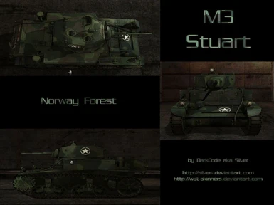 M3 Stuart - Norway Forest Camo