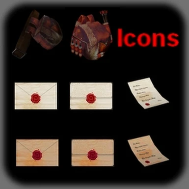 Bags and Letters - Icons