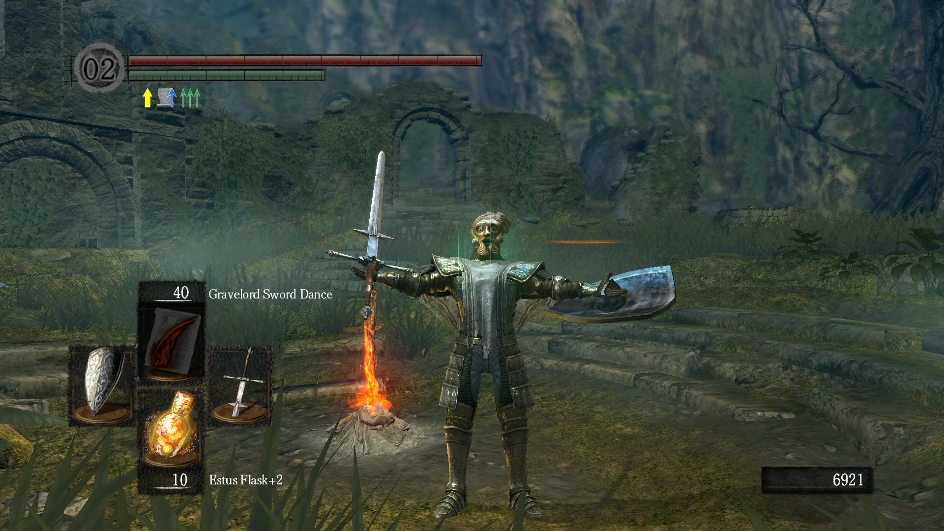 Weed Crest Shield (Grass Crest Shield Re-texture) at Dark Souls Nexus ...