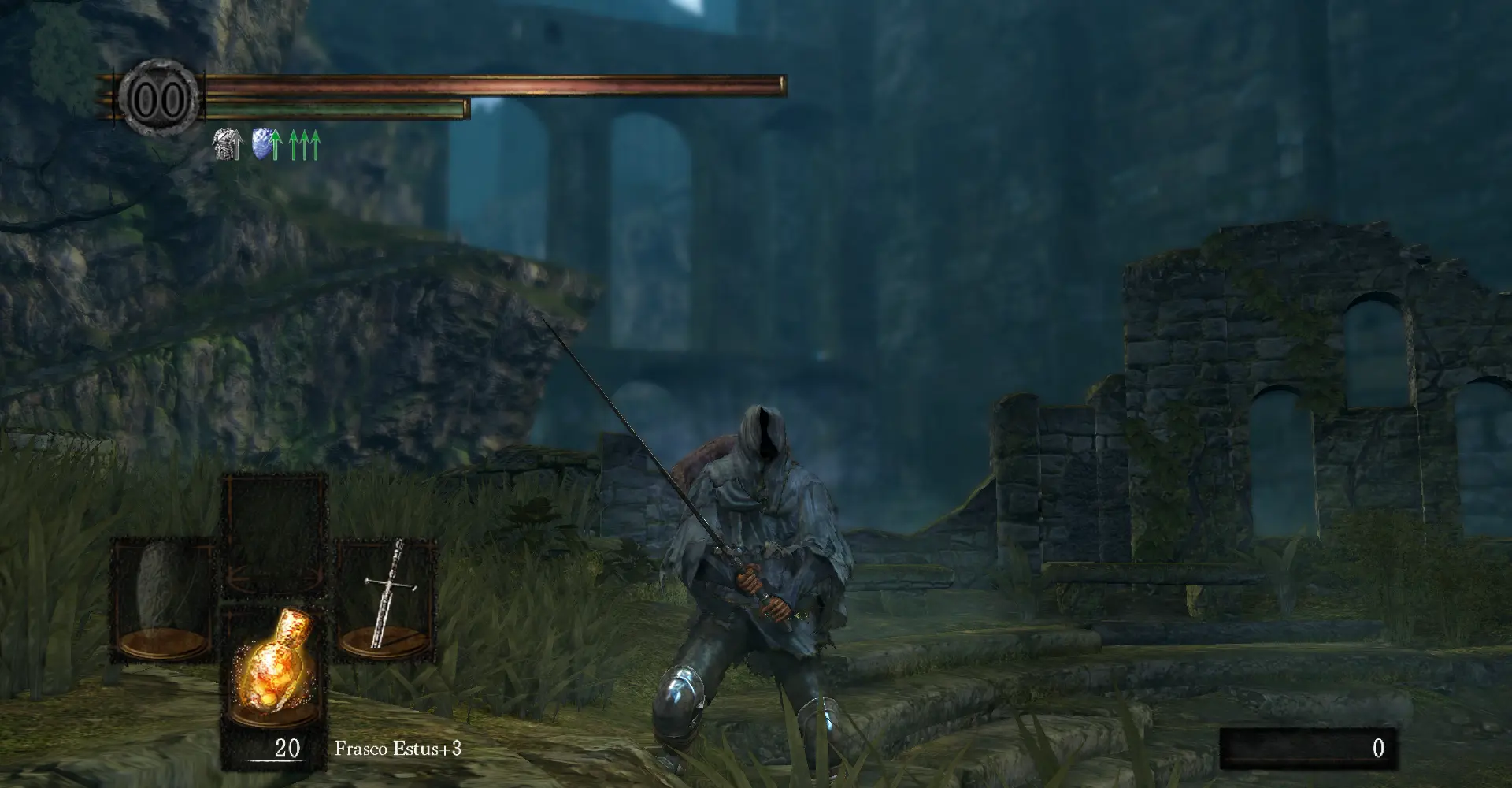 dark souls 1 hud