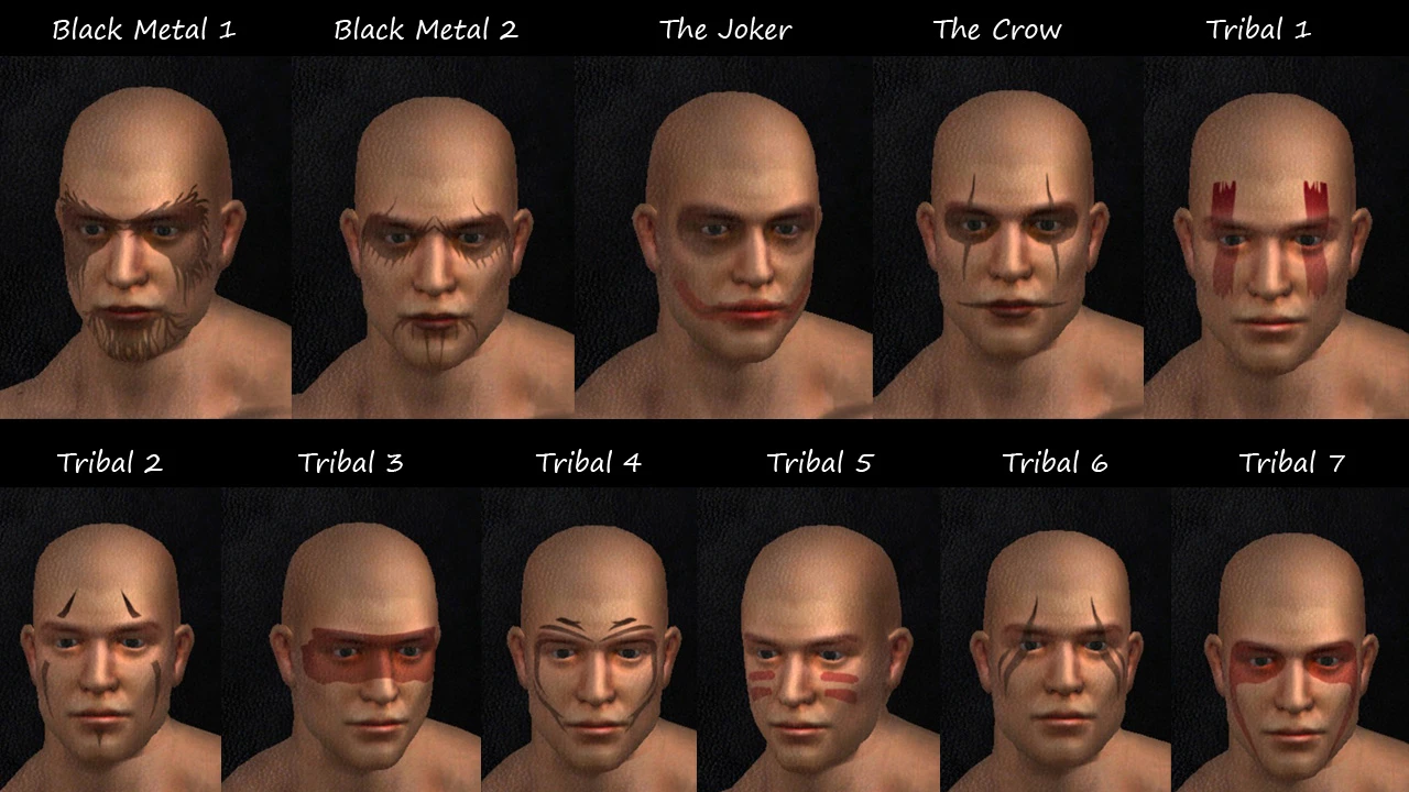 Face Paintings At Dark Souls Nexus Mods And Community