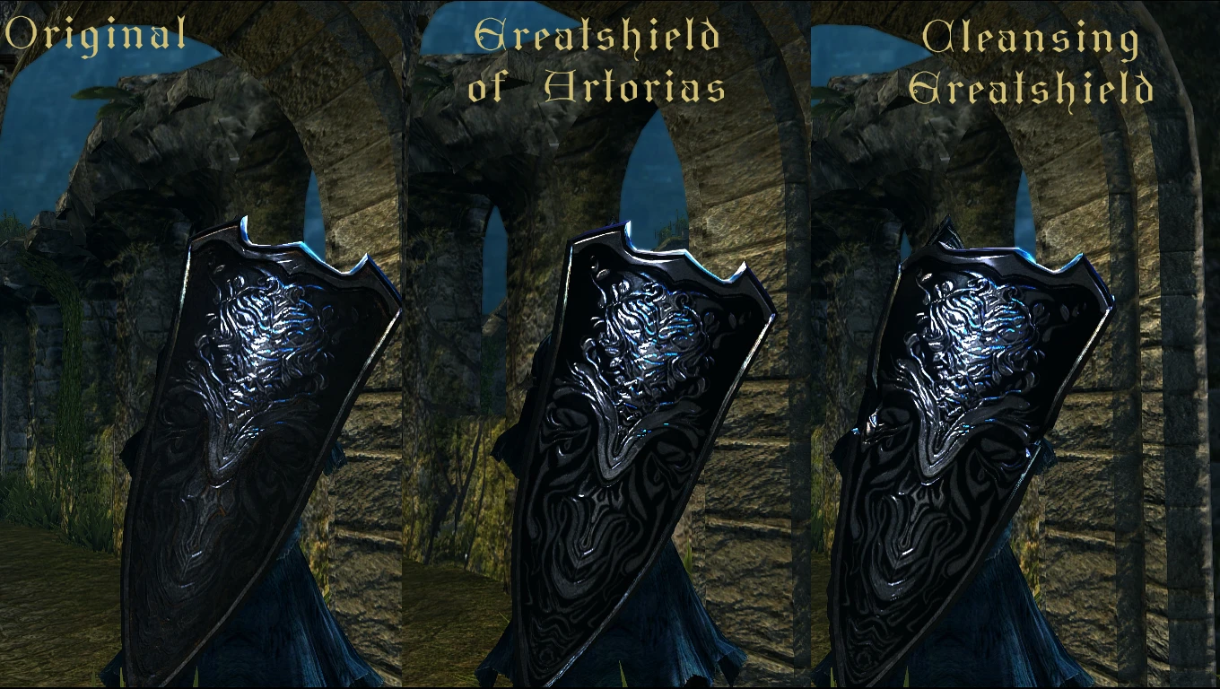 Greatshield of Artorias Restored at Dark Souls Nexus 