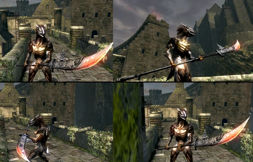 WEP003D1- Royal Black Knight Halberd at Dark Souls Nexus ...