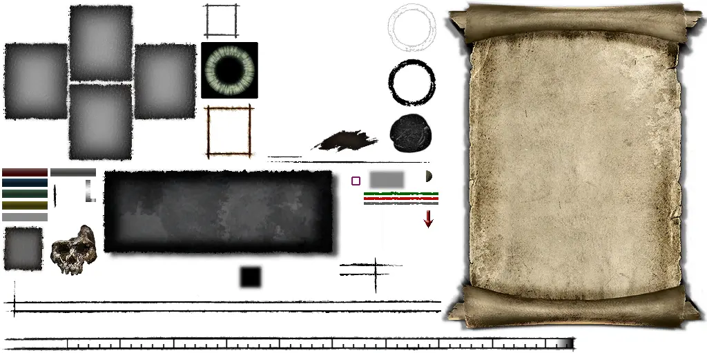 Dark Souls Boss Health Bar Template