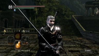 Thief Armor Witcher Geralt (Gray) with Balder Knight Side Blade