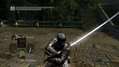 Samurai Nodachi with Shadow Ninja Armor (Red)