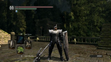 Giant Knight Armor (Balder Knight Helm) with Halberd & Shield