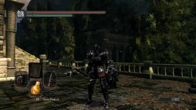 Dark Wraith Knight with Thorn Knight Armor