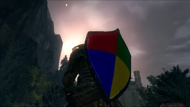 Windows Shield for Dark Souls Prepare to Die Edition (Caduceus Kite Shield)