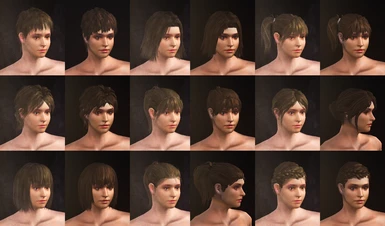 Female Face and Hair Texture Overhaul Pack