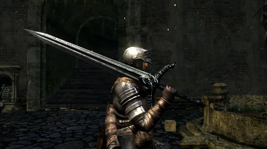 Fancy Black Knight Sword