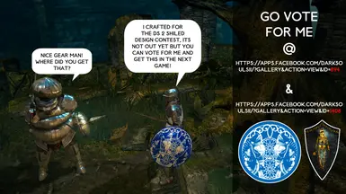Blue Guardian Shield mod for Iron Round Shield for design contest VOTE 4 ME