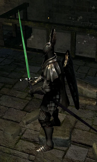 Dark Emerald Balders Side Sword