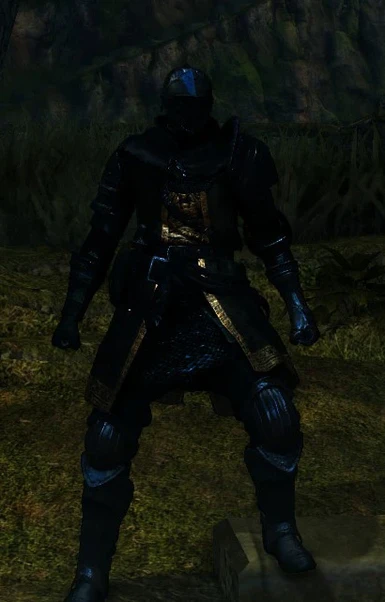 Dark Knight of Astora - Black Elite Knight Armor