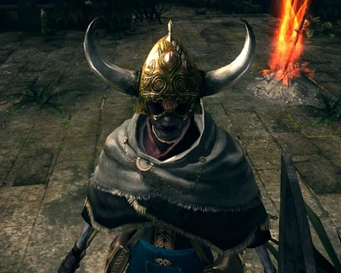Real horns for Royal Helm