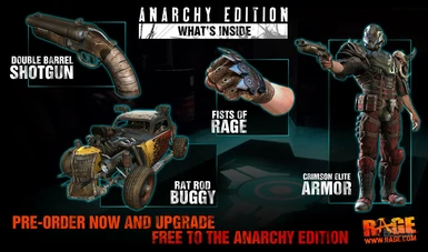 Rage Anarchy Edition (Pre-Order) Content Unlock