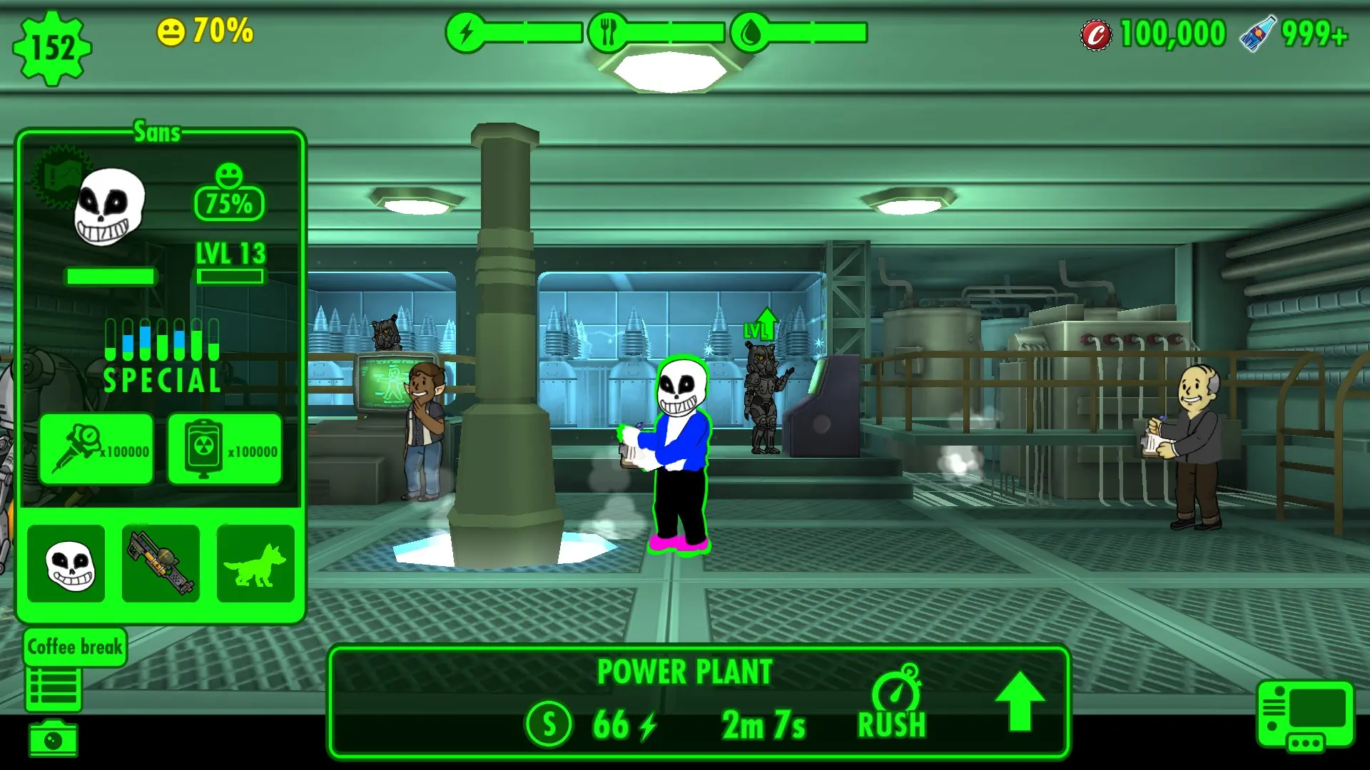 Sans outfit at fallout shelter nexus mods and community