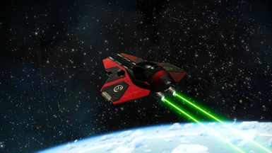 Jedi Interceptor Red Back
