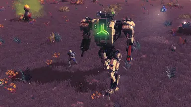 Camo with green chest light