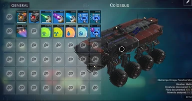 Colossus Inventory Slots