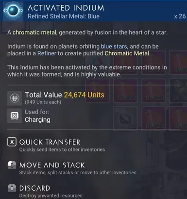 (4.3) Activated Indium Price Restore