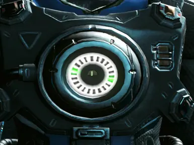 White glow, black ring, green highlight