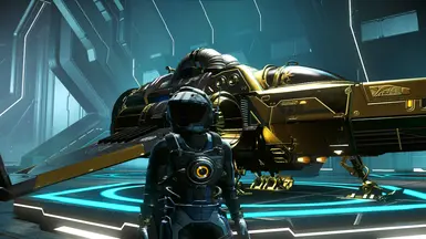Black glow, gold ring, white highlight