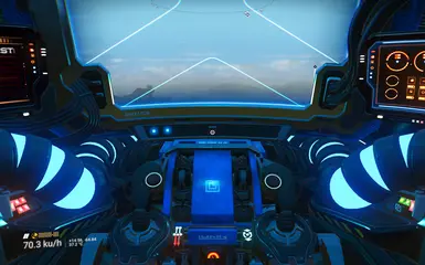 Vanilla: It's nearly impossible to pull down the camera in first-person view when using the jetpack.